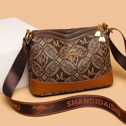 Vintage-Style Crossbody Handbag