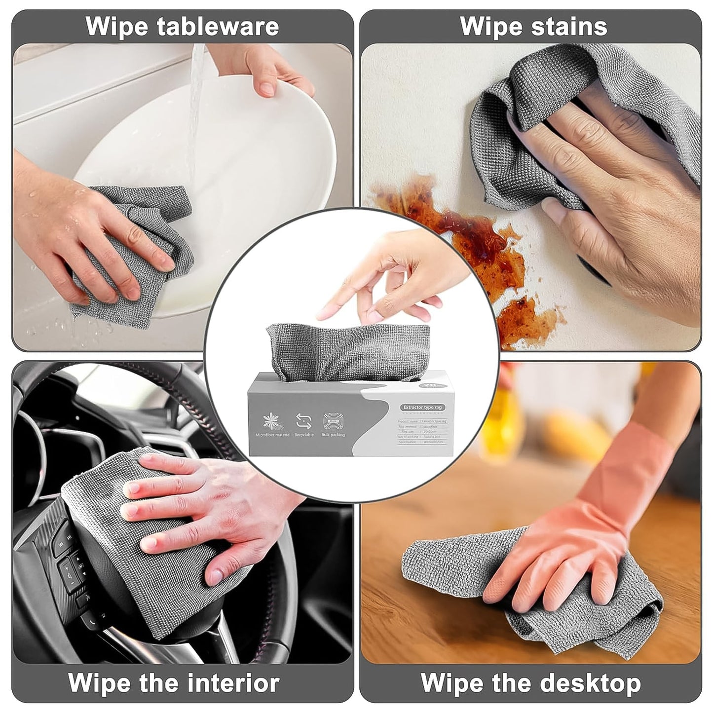 Magic Wipe Cleaning Cloths