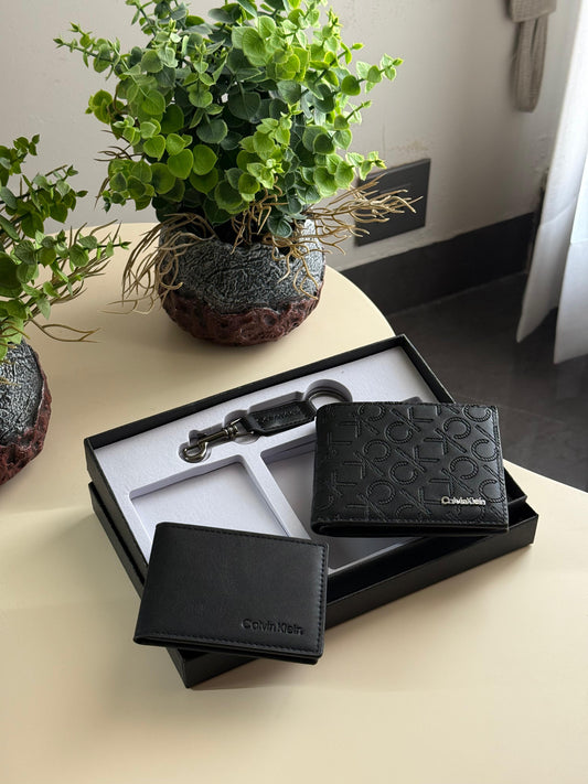 Calvin Klein Dual Wallet And Keychain Set