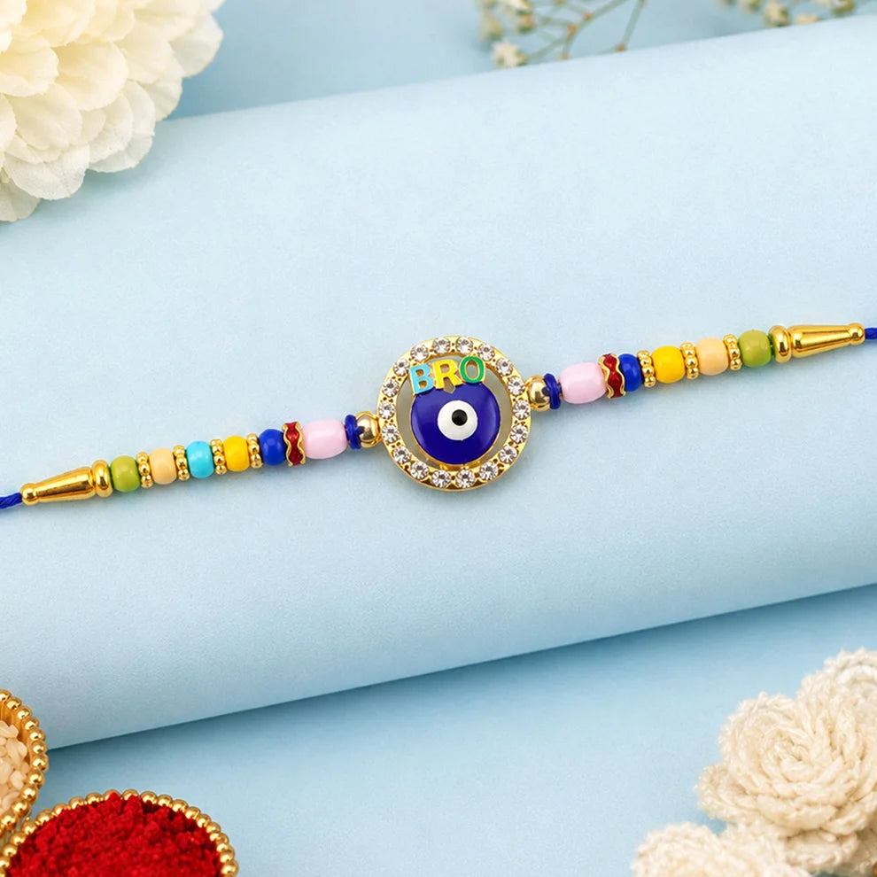 Bro Evil Eye Charm Rakhi