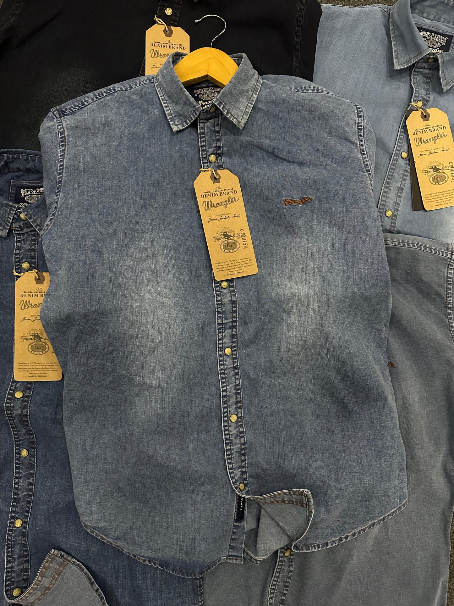 WRANGLER DENIM SHIRTS
