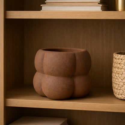 Textured Ceramic Modern Decorative Pot