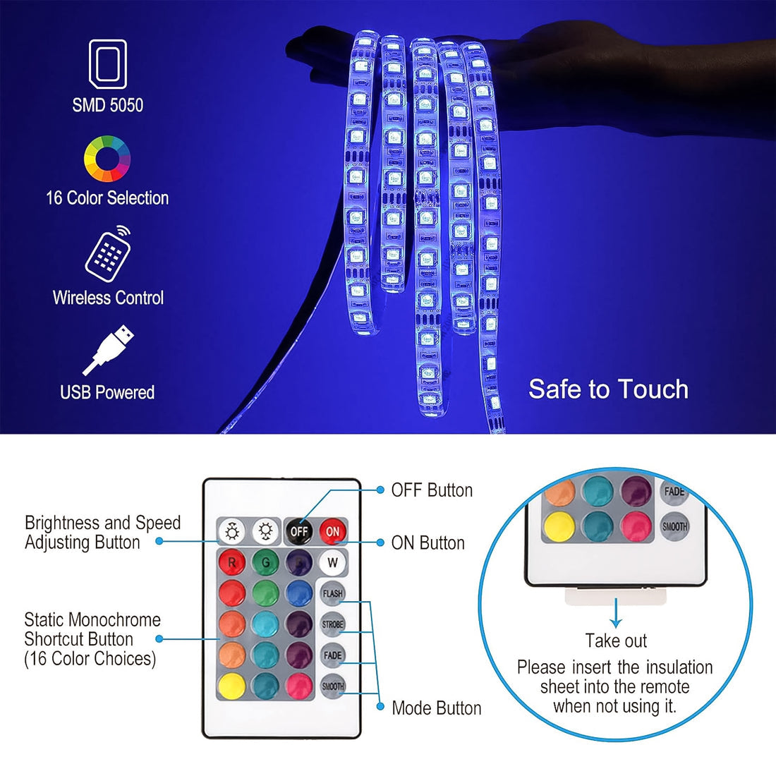 RGB LED STRIP LIGHTS