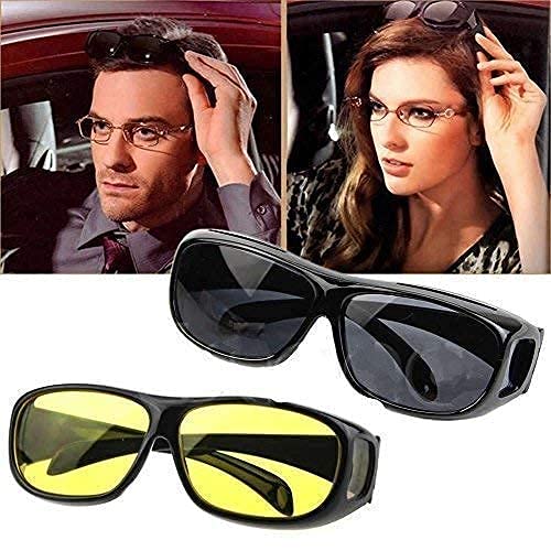 HD Vision UV Protection Day and Night Driving Bikes and Car Anti-Glare Polarized Sunglasses Unisex Goggles For Men Women