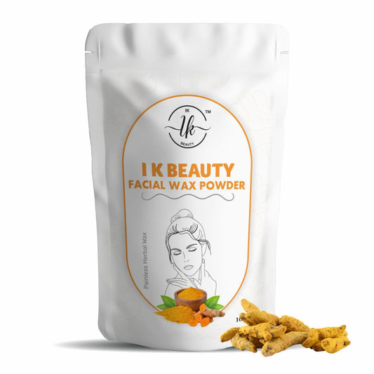 Turmeric Facial Wax Powder, 5 min Painless Natural Face Hair Removal Waxing Powder All Hair & Skin Types Hands, Legs, Underarms, Bikini Area (WAX2, WAXX2)