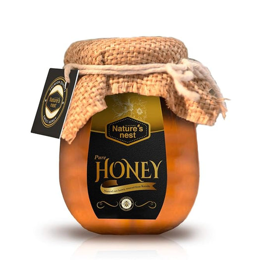 Nature's nest raw unprocessed honey | 100% pure , zero adulteration - 500g