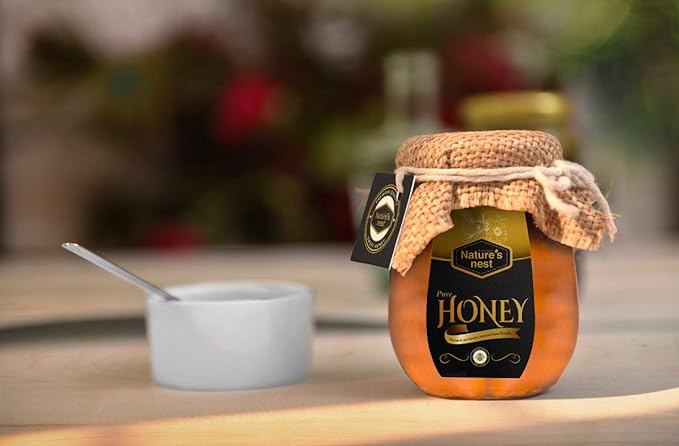 Nature's nest raw unprocessed honey | 100% pure , zero adulteration - 500g