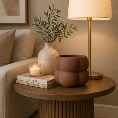 Textured Ceramic Modern Decorative Pot