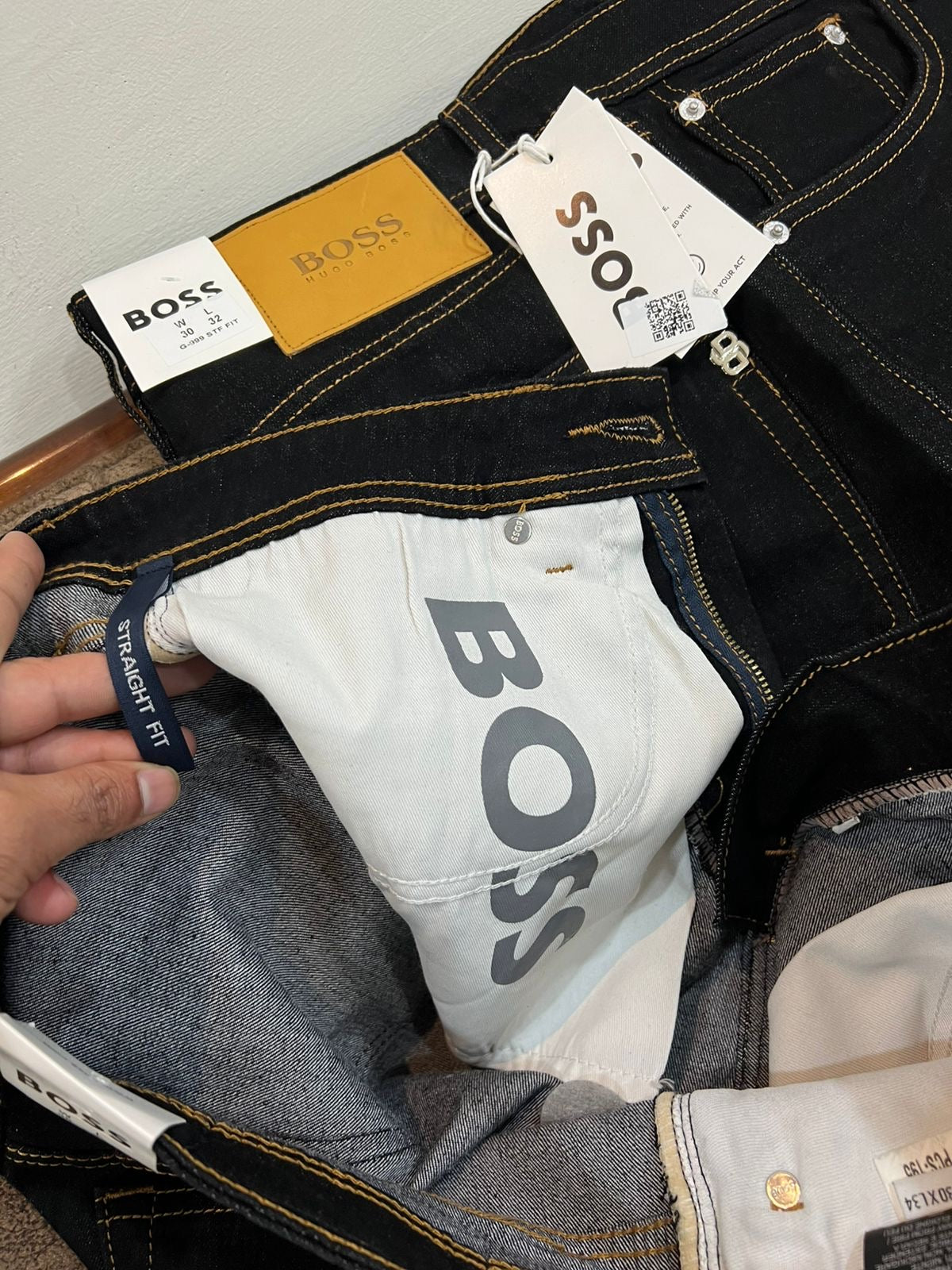 Hugo Boss black denim jeans