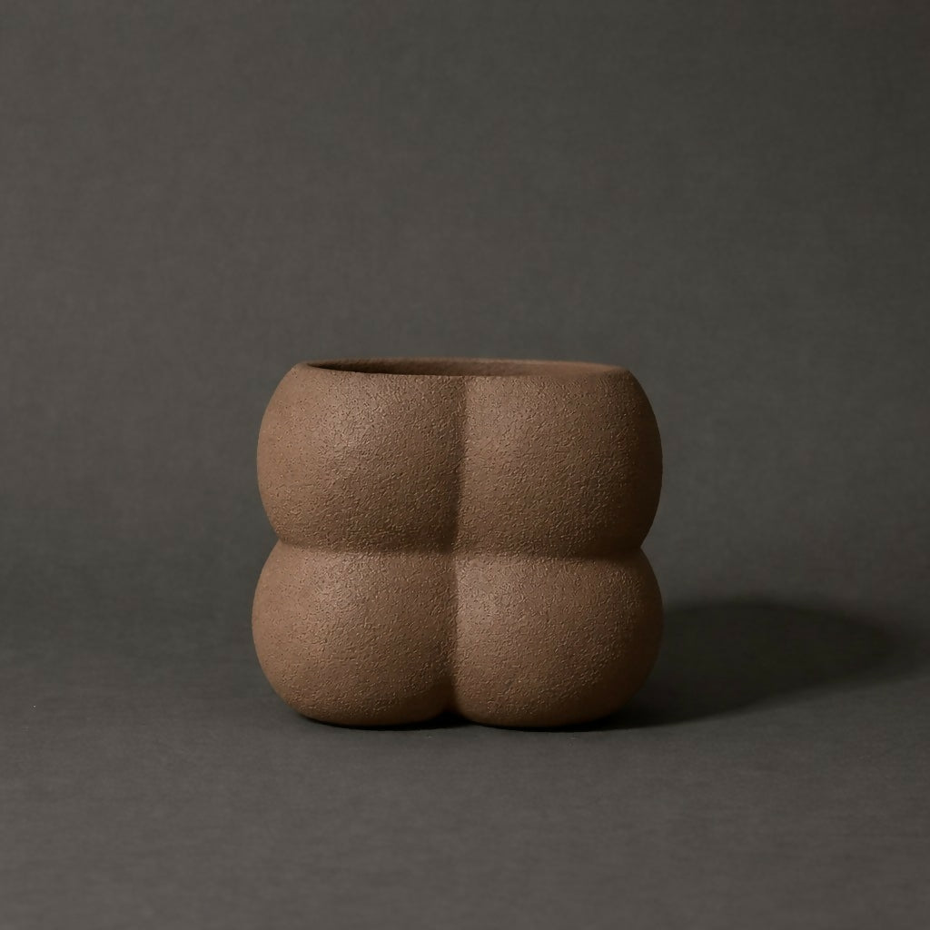 Textured Ceramic Modern Decorative Pot