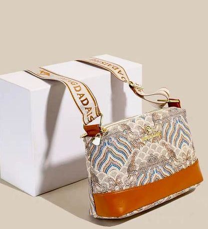 Vintage-Style Crossbody Handbag