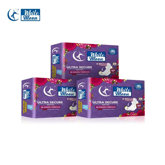 Ultra Secure Nights 320MM Sanitary Pads 10 Pcs Pack of 3