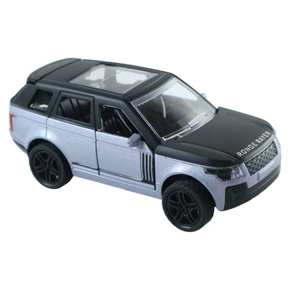 Light and Sound Metal Pull Back Car Toy,SUV Model for Kids