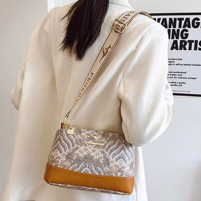 Vintage-Style Crossbody Handbag