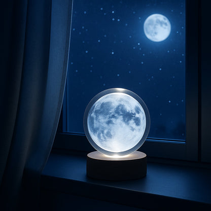 3D Crystal Ball Lamp