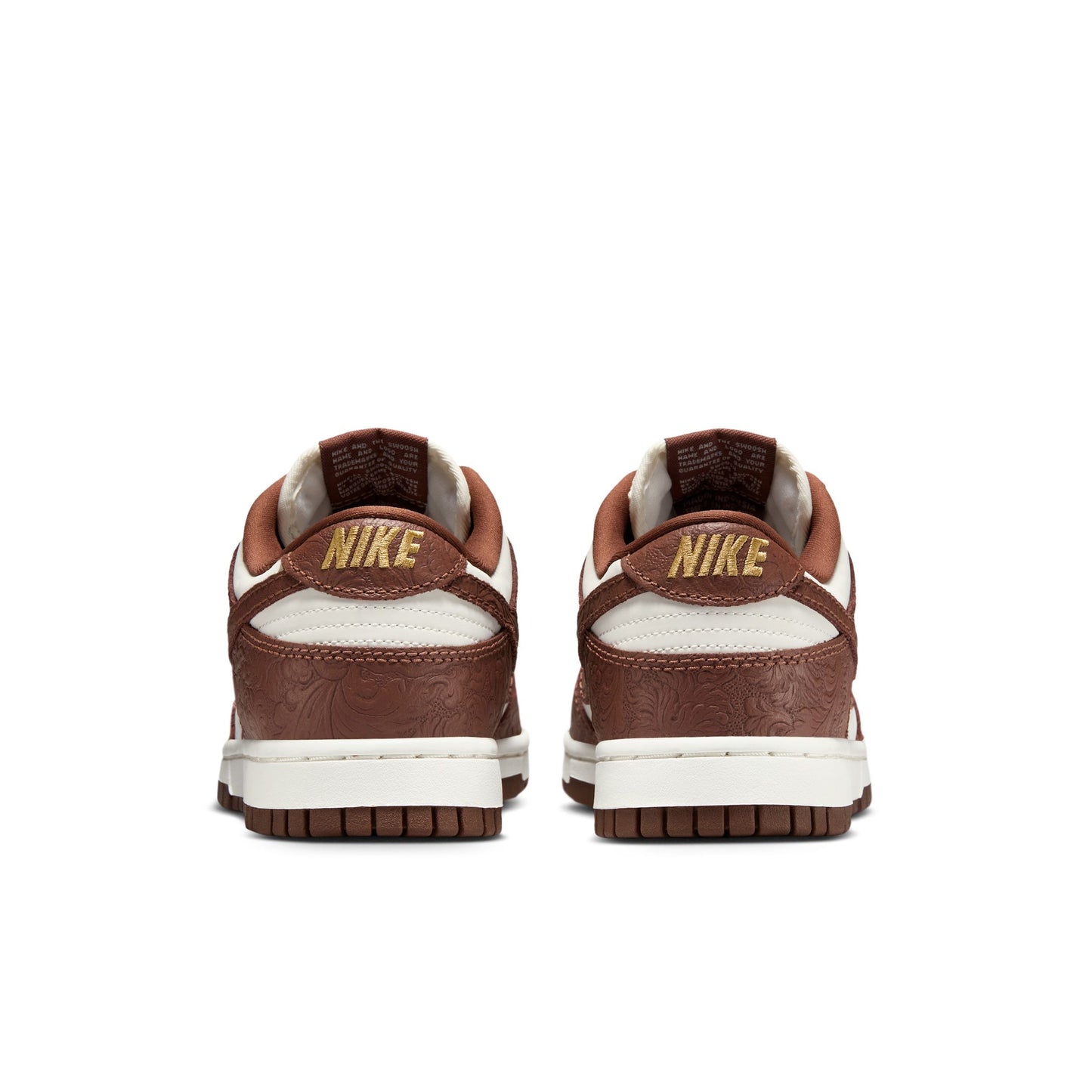 NIKE DUNK LOW SAIL/FAUNA BROWN-METALLIC GOLD