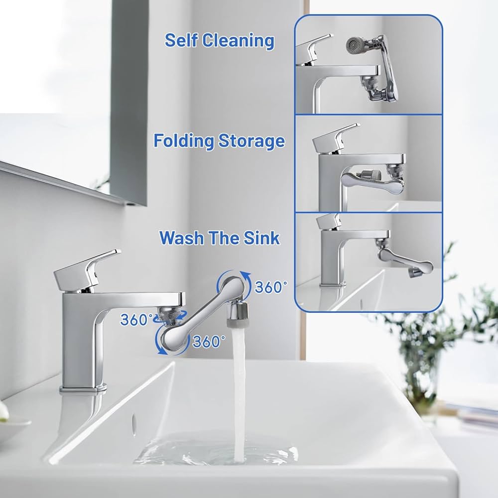 Multiple 1080 egree Rotating
Faucet