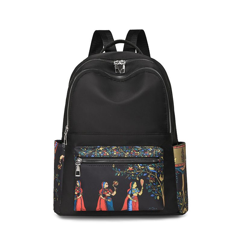 Ethnic Print Backpacks