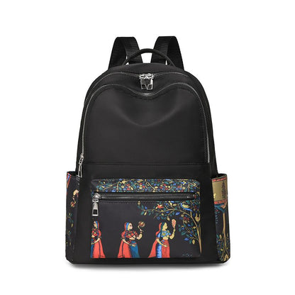Ethnic Print Backpacks