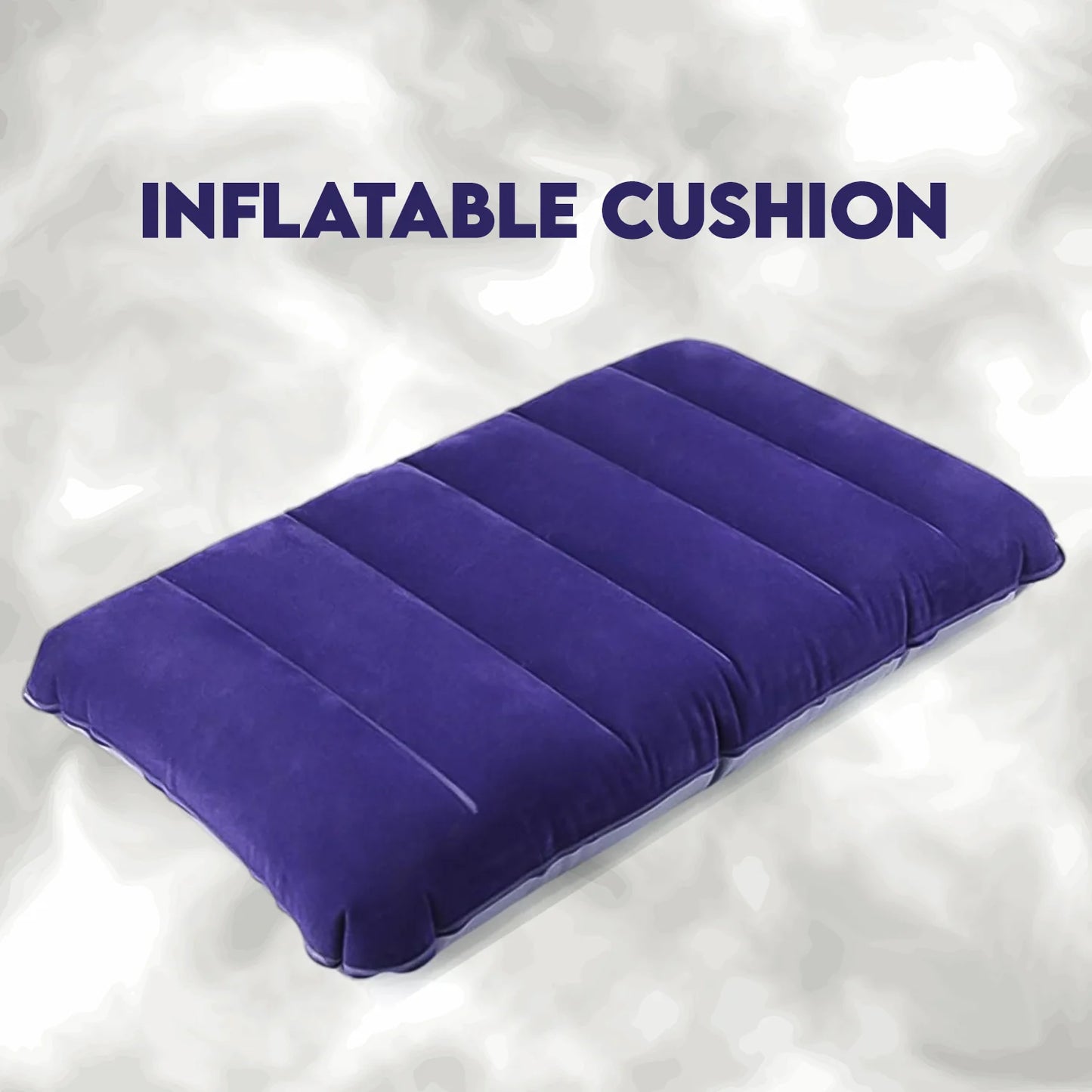 Inflatable Travel Pillow-Velvet Air Comfort.