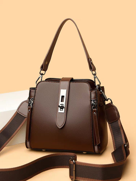 Classy Double Belt Sling Bag