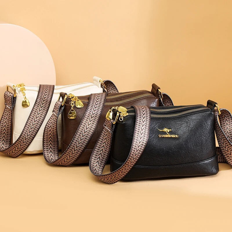 Textured Shoulder Bag