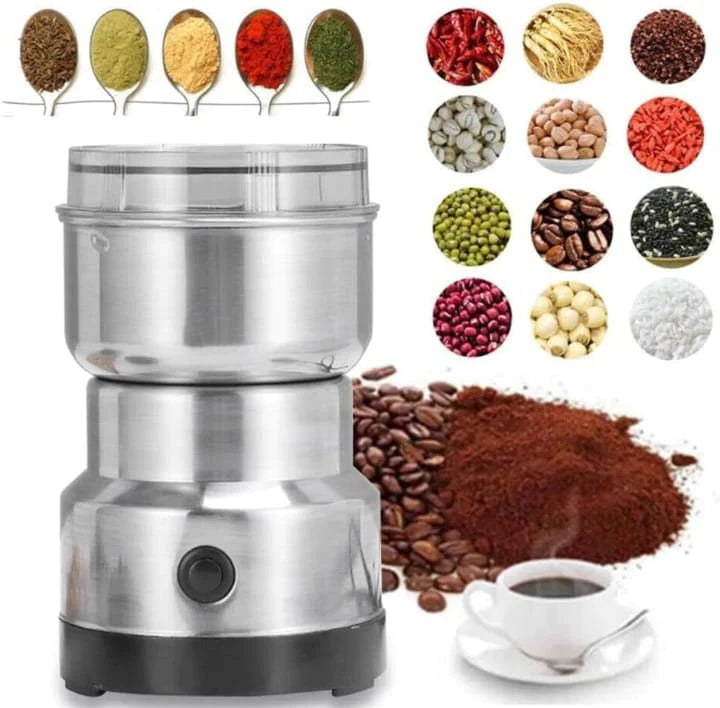 🔥 Electric Stainless Steel Herbs Spices Nuts Grain Grinder Mill Powder Machine for Home and Office 🔥