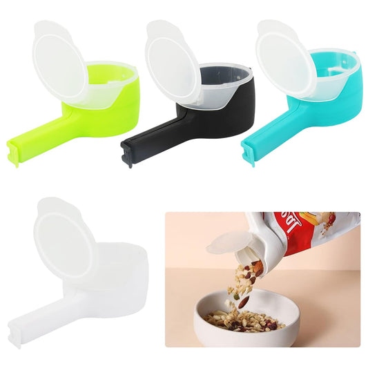 4Pcs Bag Clips for Food Sealing Lid