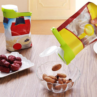 4Pcs Bag Clips for Food Sealing Lid