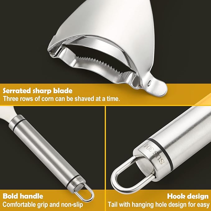 Stainless Steel Corn Peeler