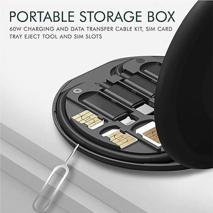 Premium 8-in-1 Mobile Charging & Adapter Kit