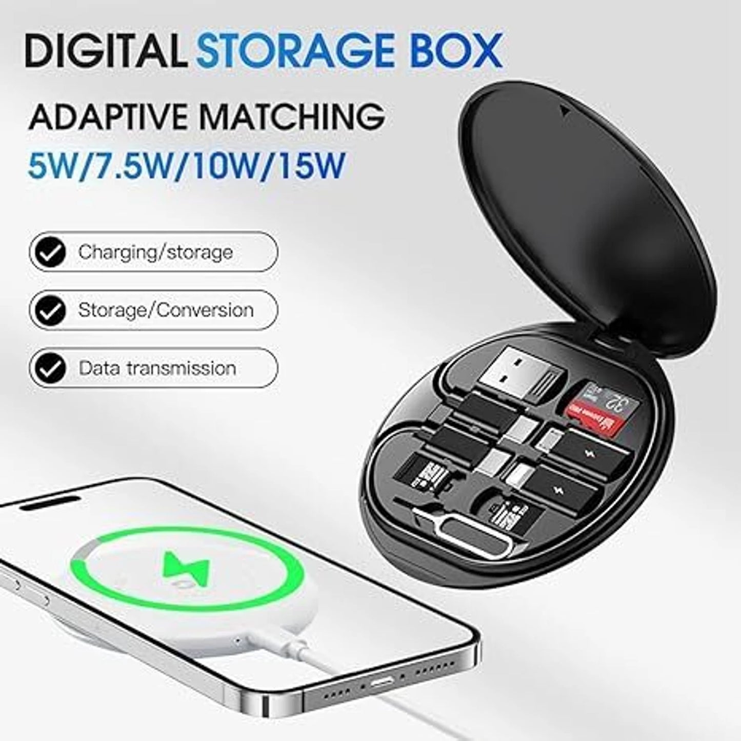 Premium 8-in-1 Mobile Charging & Adapter Kit