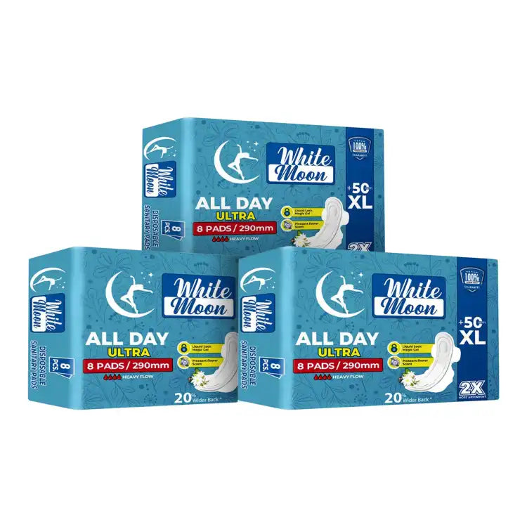 All Day Ultra 290MM Sanitary Pads 8 Pcs Pack of 3