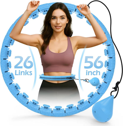 Premium Adjustable Weighted Fitness Hoop