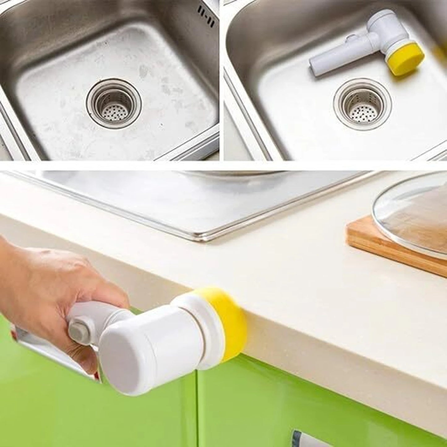 Premium 3-in-1 Electric Spin Cleaning Brush