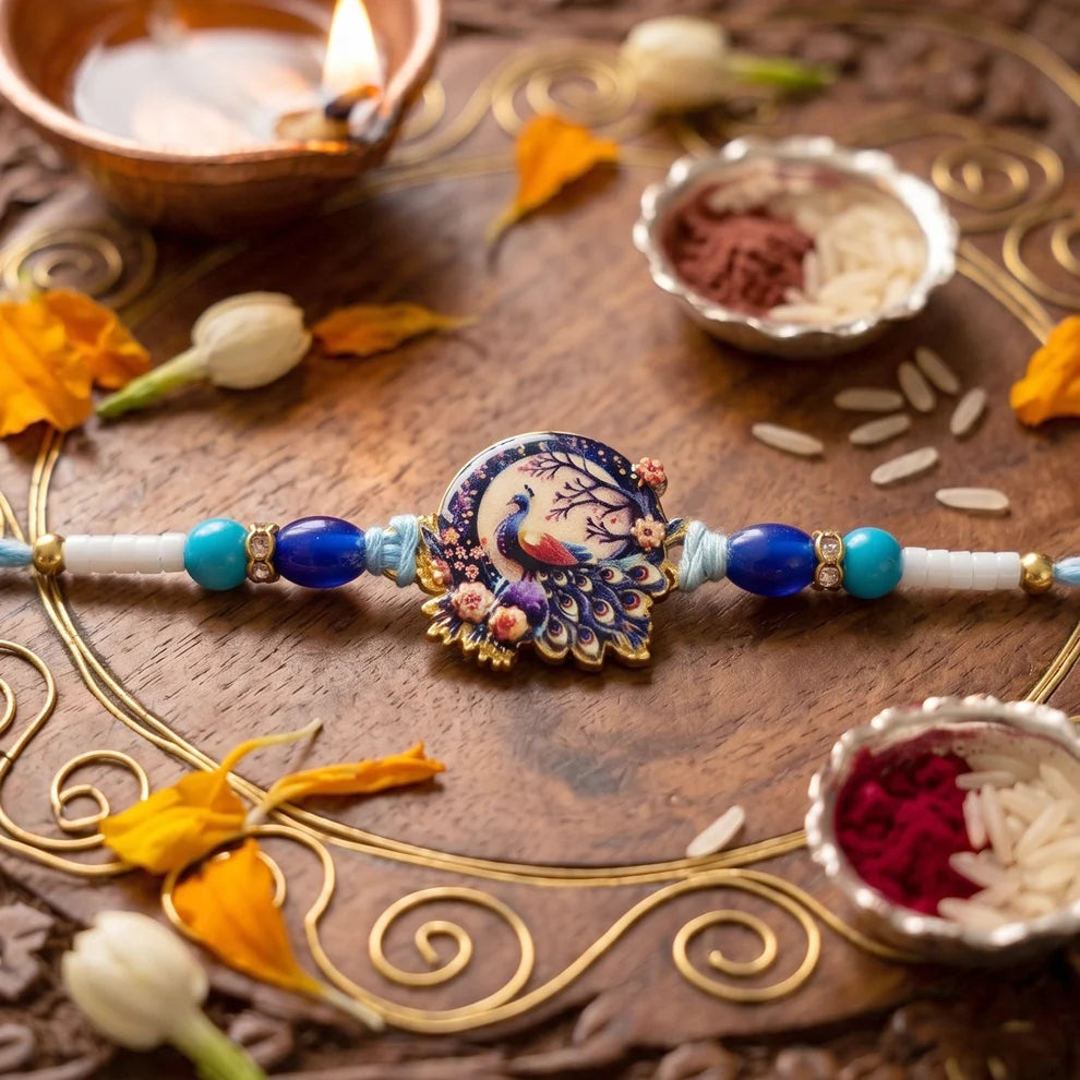 Rakhi – Royal Mughal Peacock Designer
