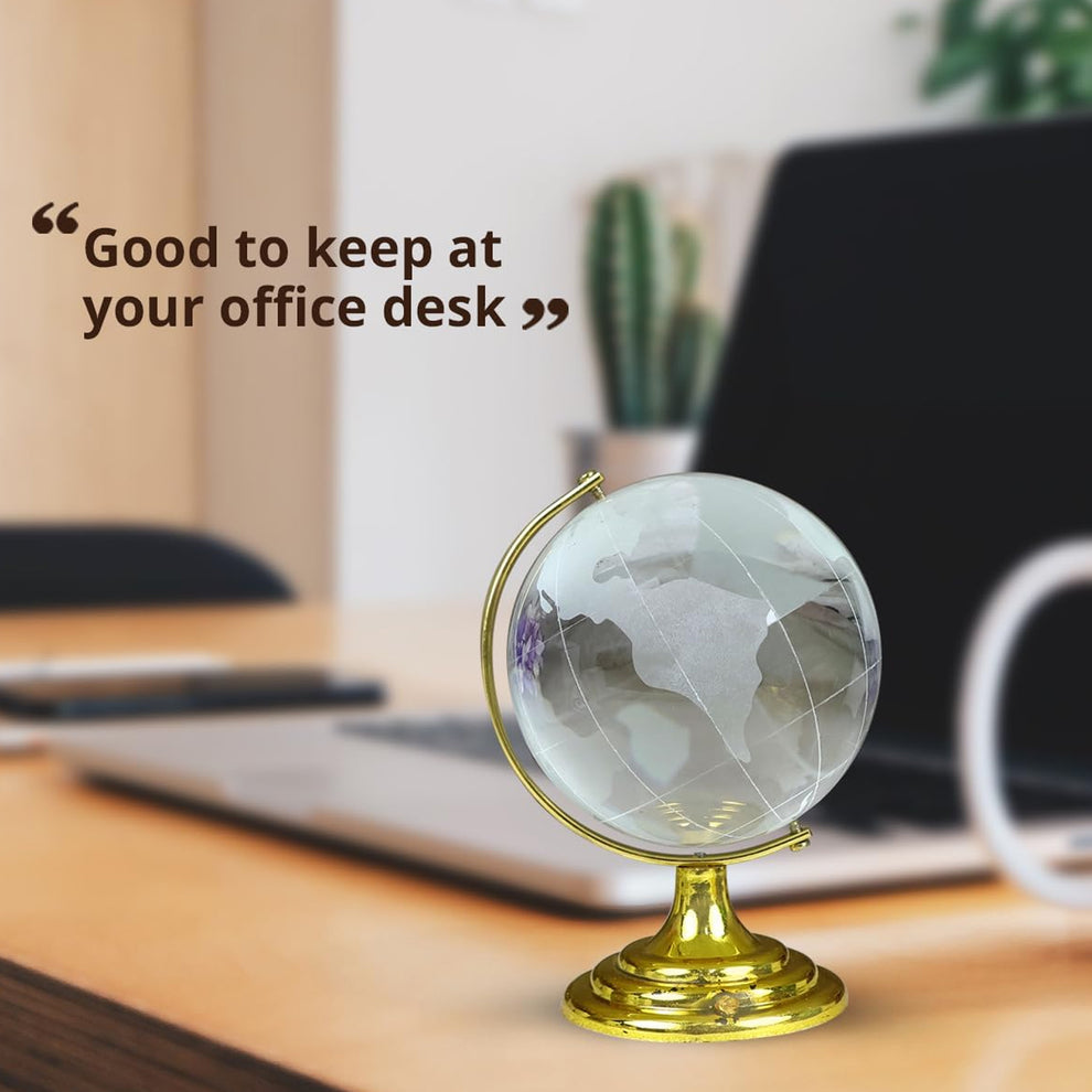 Crystal World Globe