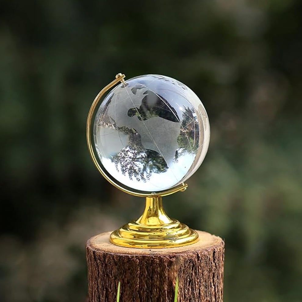 Crystal World Globe
