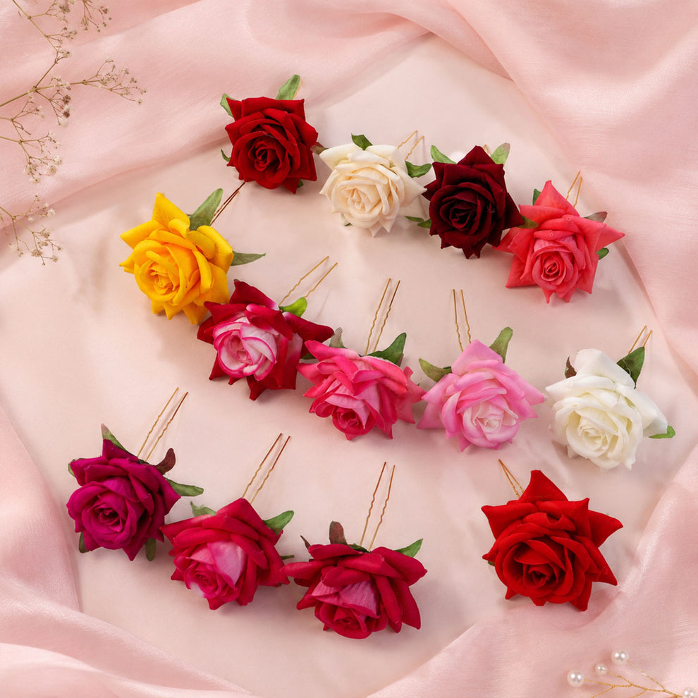 Flower Hair Pin Set
