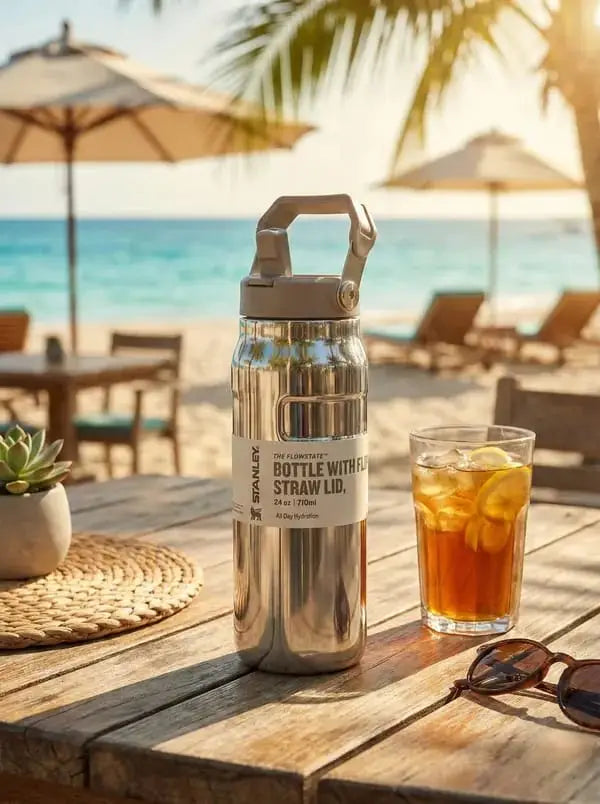 Stanley Flowstate 24oz Bottle-silver