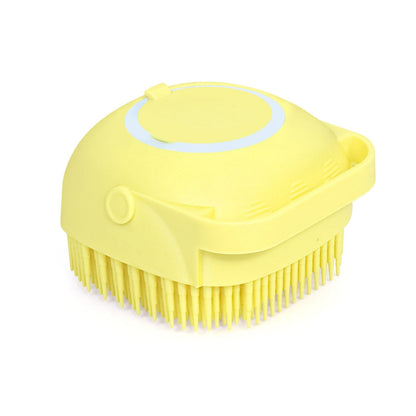 Silicone Bath Brush – Built-in Shampoo Dispenser