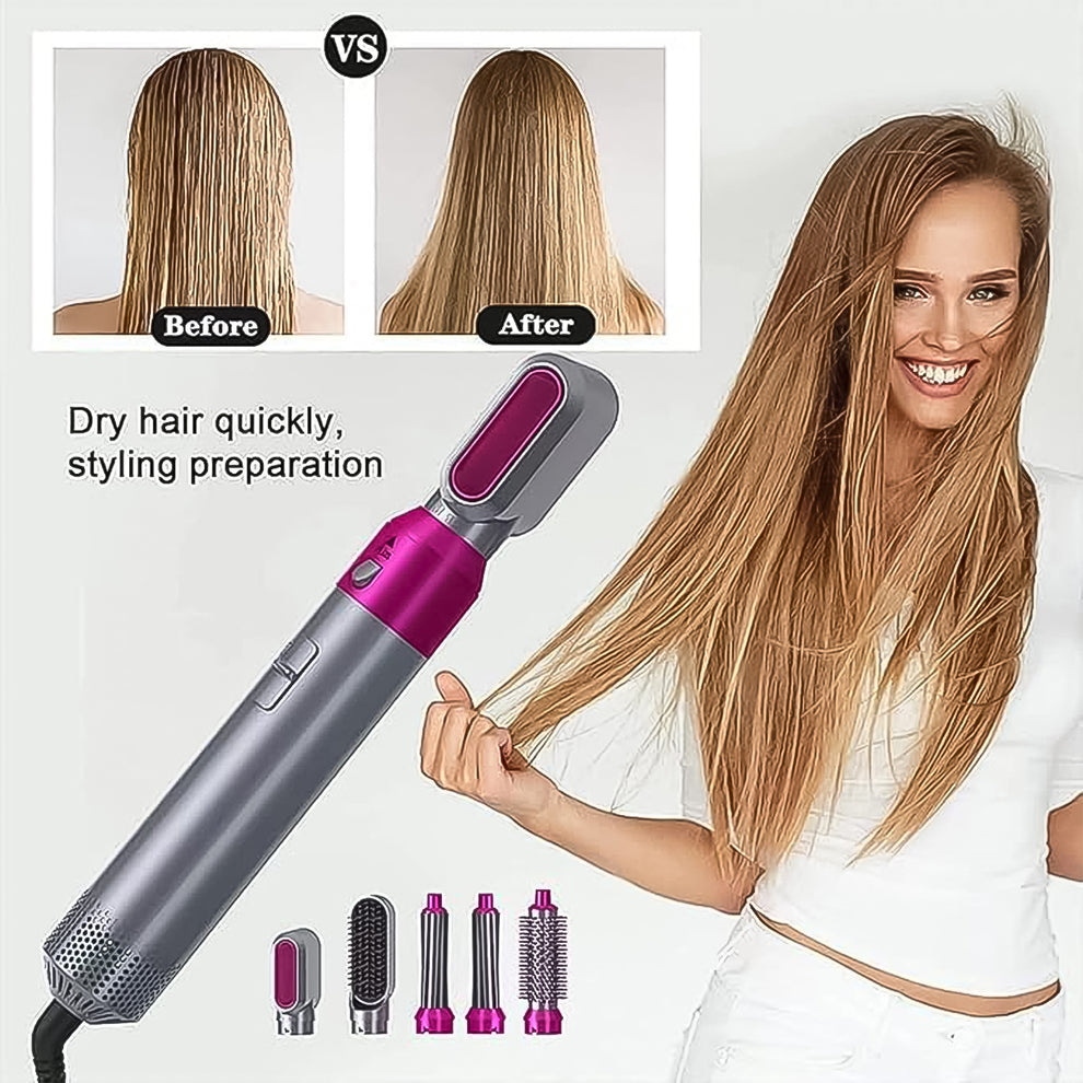 5 In 1 Hair Dryer Brush