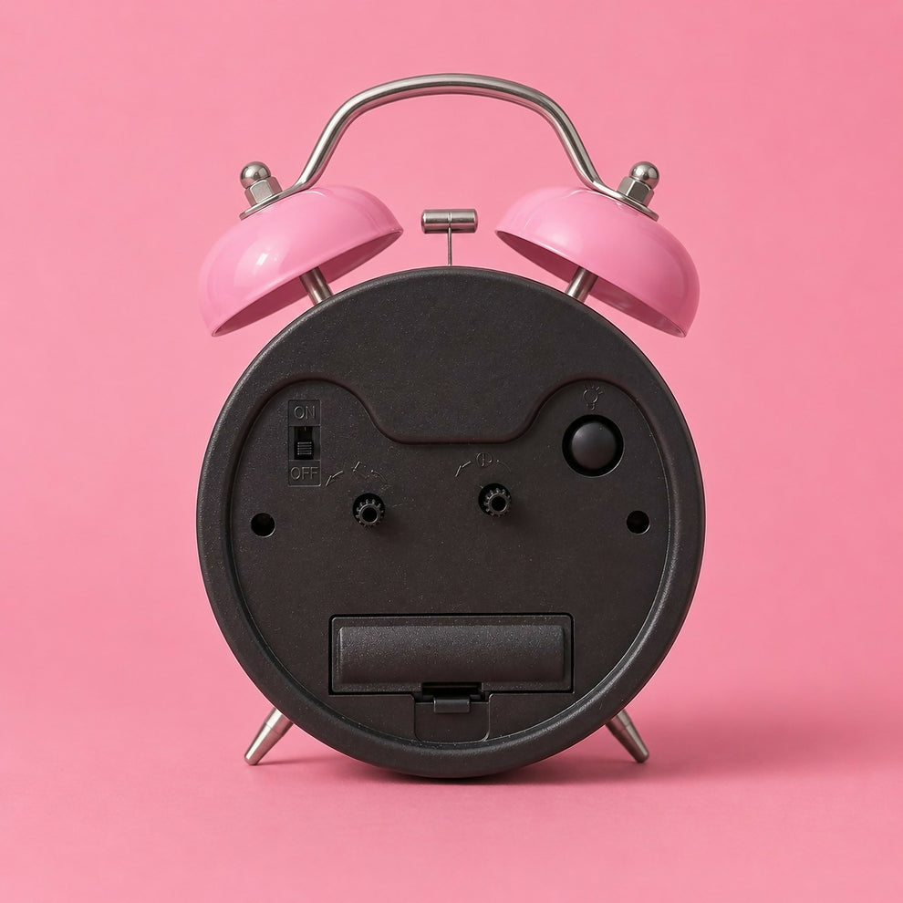 Twin Bell Analog Alarm Clock