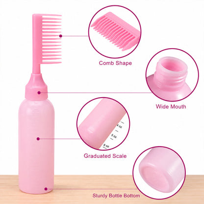 2 In 1 Hair Oil Applicator Bottle