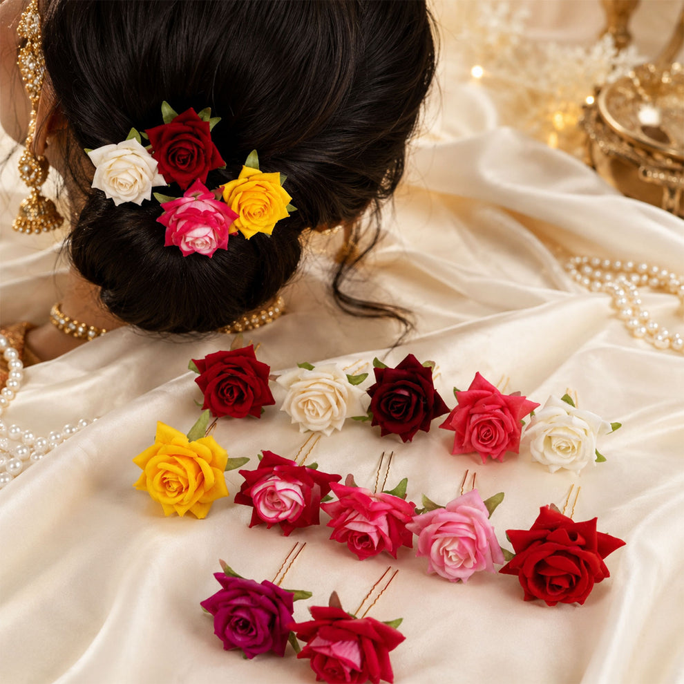 Flower Hair Pin Set