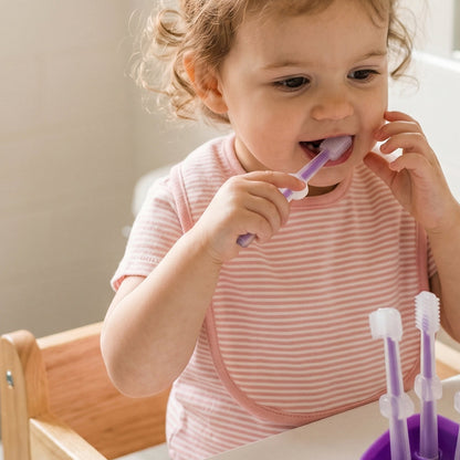 3-Piece Premium Silicone Baby Oral Care & Toothbrush Set