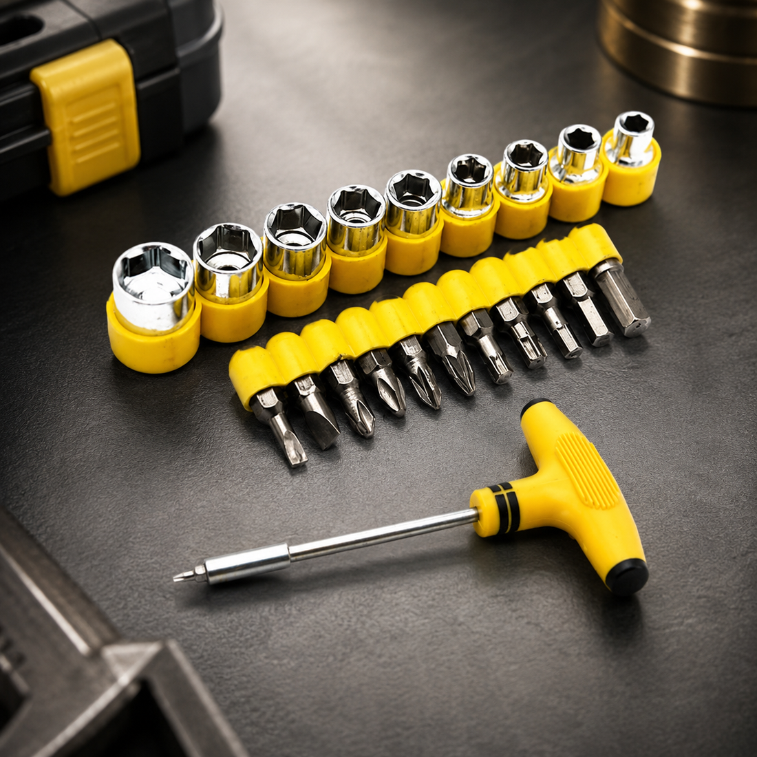 21-Piece Ratchet Socket Set