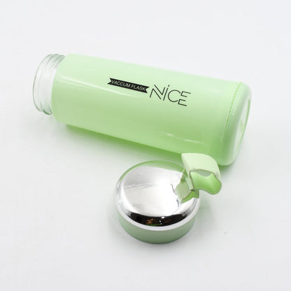 light green glass and plastic water bottle(400ml)