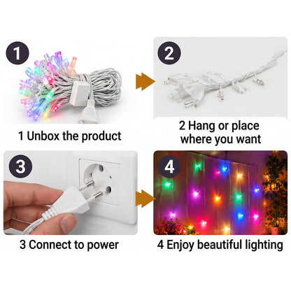 Multicolor LED String Light Series