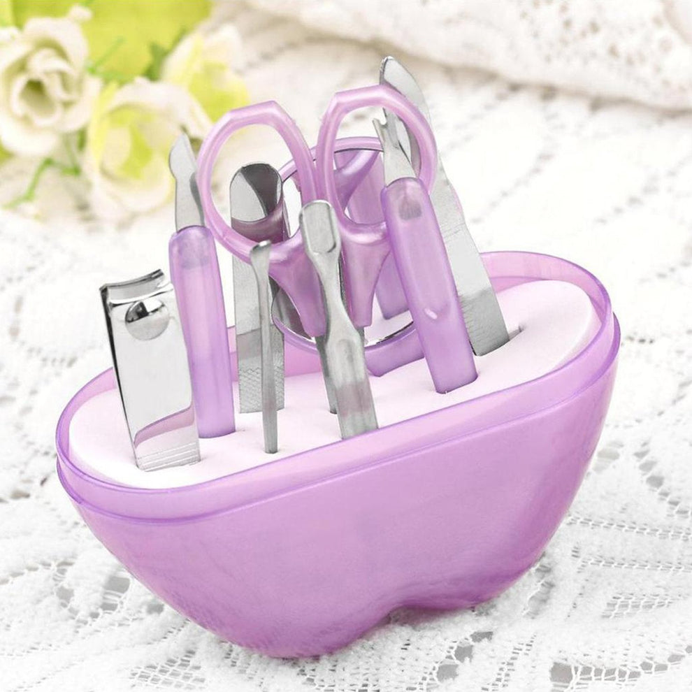 Apple Shape Manicure Set – 8-in-1